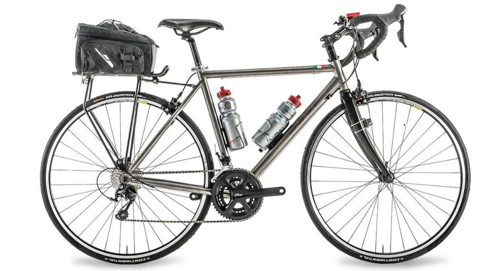 Titanium road bike specifications Self-Guided Bicycle Tours in Italy: Frame / Fork Shifters/Crankset Van Nicholas Yukon 3AL/2,5V or Nevi titanium road frame and carbon fork Shimano 105 shifters and