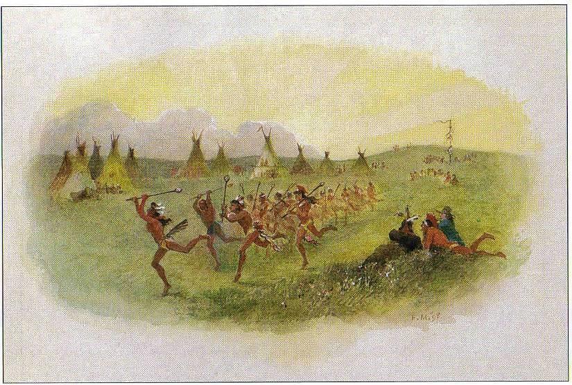 How Lacrosse Helped Capture a British Fort There is one great story every lacrosse player should know about how a game between the Sauk and Ojibwe was used to plan a surprise attack and capture the