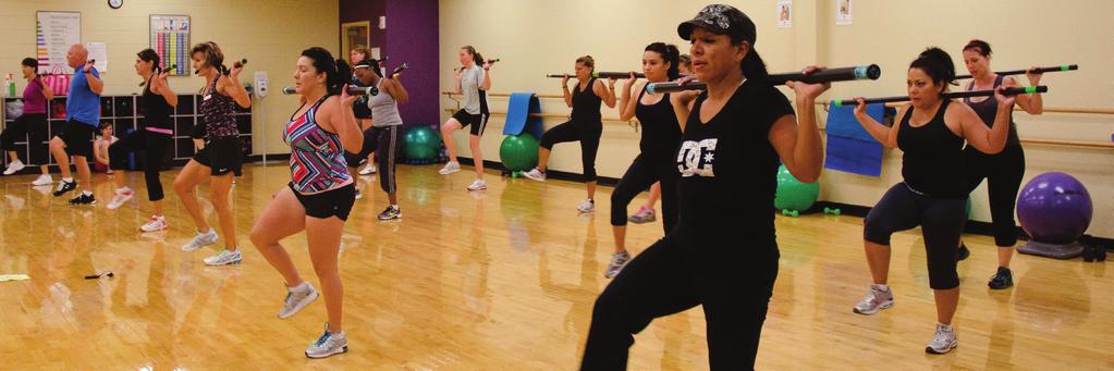 HEALTHY LIVING Our GroupEx instructors, Wellness Coaches and Personal Trainers help you find your fit.