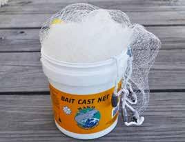 CAST NETS Features: Real lead at 1 LB per radius foot No plastic coated steel sinkers Heavy 80 lb test