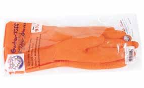 Gator Tuff Latex Gloveze These 100% waterproof orange latex gloves are very durable and have a great gripping power.