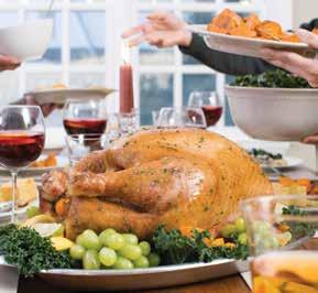3184 The Clubhouse 11am 9pm Gather the family to enjoy a 3 course prix fixe menu that features all the classic Thanksgiving fare; Butternut Squash Soup, Maple Glazed Turkey Breast, Pork Lion Chop and