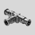 Push-in T-connector CRQST Tubing O.D. Nominal size D5 D6 H1 H2 L1 L2 Weight/ D1 [mm] [g] 4 2.1 9.8 3.2 24.4 4 48.4 8 18 130668 CRQST-4 1 6 3.5 11.8 3.2 26.6 5 53.3 10 27 130669 CRQST-6 1 8 5 13.8 3.2 29.
