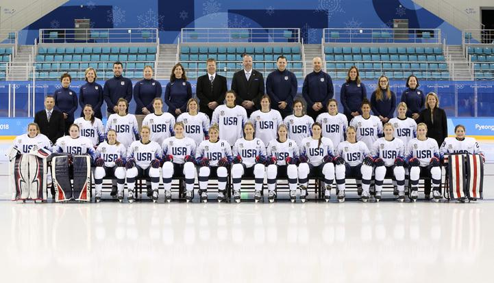2018 U.S. OLYMPIC WOMEN'S ICE HOCKEY TEAM ROSTER NO. NAME HT (CM) WT (KG) BIRTHDATE S/C HOMETOWN MOST RECENT TEAM GOALTENDERS (3) 29 Nicole Hensley 5-6 (168) 155 (70) 6/23/94 (23) L Lakewood, Colo.