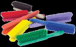 We know brushes. Hand Brushes Various handle constructions and filaments designed for a wide range of cleaning applications.