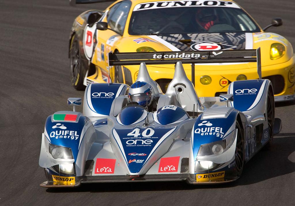 le mans series Date: 02/08/2009 Drivers: Miguel Amaral and Olivier Pla, Quifel Team ASM. Race: 1000km of Algarve, Portugal. Tyres: Dunlop Sport Maxx slicks/wets.