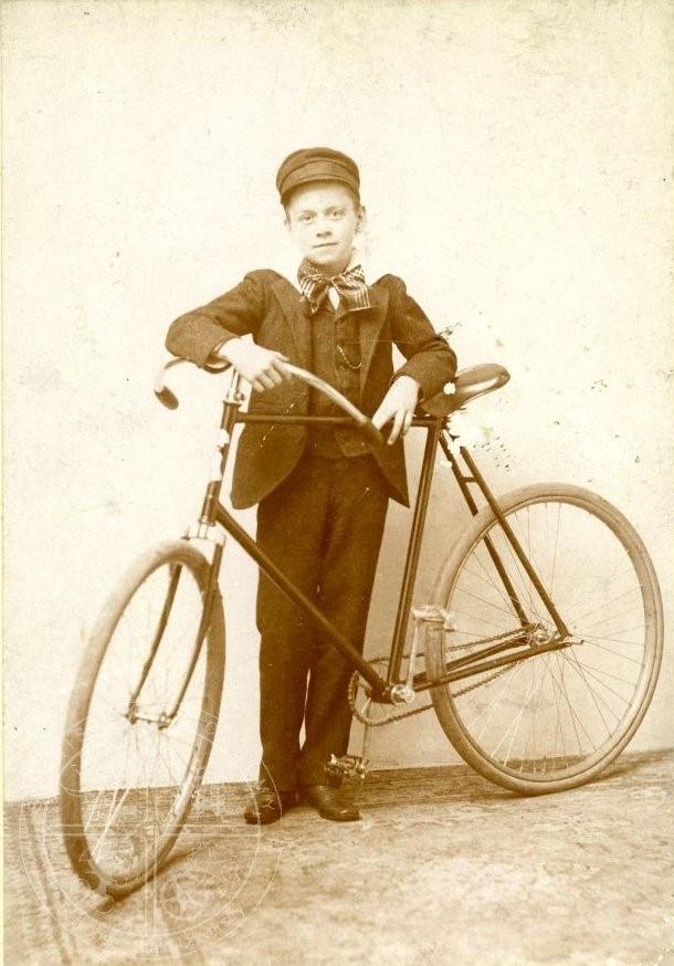 [19] Young Cyclist. For many children, their bicycles were their pride and joy.
