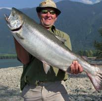 CHUM SALMON Description: They re the second biggest of the Pacific Salmon, averaging 15lbs, with plenty of 20-30lb. fish around.