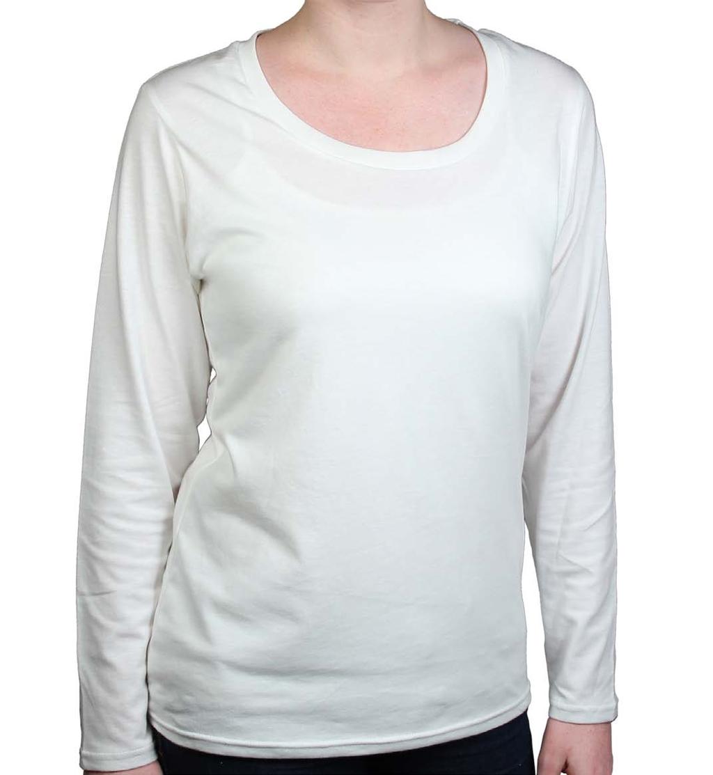 WOMEN Long Sleeve chest Measure the circumference of your chest. Start from 1 inch (2.5 cm) below your underarms. BOTTOM Measure the circumference of your hips.