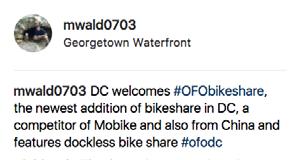 As an avid urban mountain bike freak with a Trek Marlin 6, if I can t ride my own bike, I m now snagging an Ofo Bike.