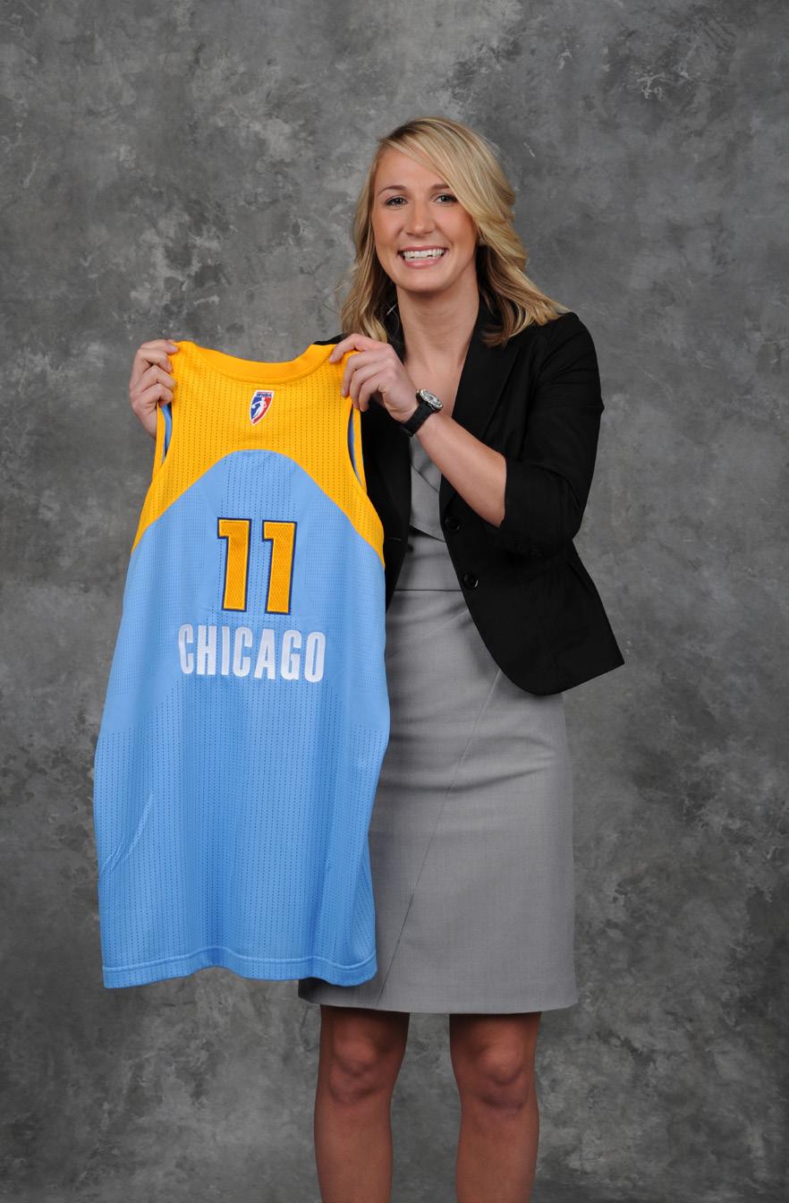 GONZAGA AND THE WNBA COURTNEY VANDERSLOOT became the first Bulldog player in school history to be drafted in the first round of the WNBA, as she was the third overall pick, taken by the Chicago Sky