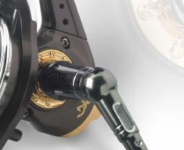 The big spool adds meters to casting distances with thick lines.