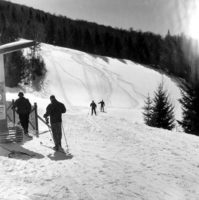 early days: three mountains and the development of skiing Burke Mountain on opening day Burke,
