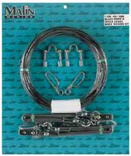 No Release Clips 2 6 7 1 6 7 1 Outside Halyard 2 Inside Halyard QDX Release Clip Crimp Sleeve Snap 6 Shock Cord & Pulley 7 SS Eye Strap 2 1 6 6 7 7 Our Basic Rigging Kit includes: 100 ft of