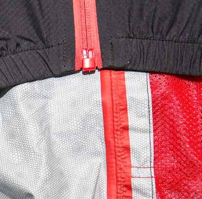 5 layer fabric features a durable woven outer shell with a water proof polyurethane membrane