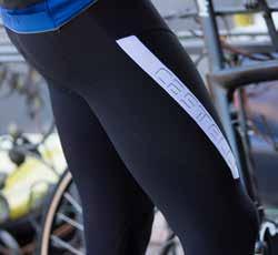The Thermoflex Core Due fabric features a polyester inner layer and a nylon outer layer for active push-pull moisture management,