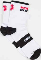 001 WHITE 023 RED 123 /RED ROSSO CORSA 6 SOCK 4517036 SIZES: SM/LX/2XL Meryl Skinlife yarns feature bacteriostatic silver ions Mesh construction keeps foot cool Compression cuff QUINDICI SOFT SOCK