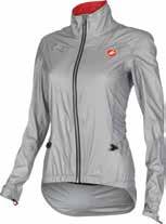 RIPARO W JACKET 4516550 DONNINA RAIN JACKET 4515564 SIZES: XS-XL WEIGHT: 168g (Small) 6-20 C / 43-68 F Exclusive ultralightweight 70 g event fabric Stretch water- and windproof inserts at elbow,