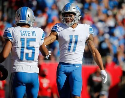Competition for targets limited Golden Tate's upside from time to time but he was still a major value in PPR, while Marvin Jones put together a stellar [nal 12 games of the season, ending as the WR13.