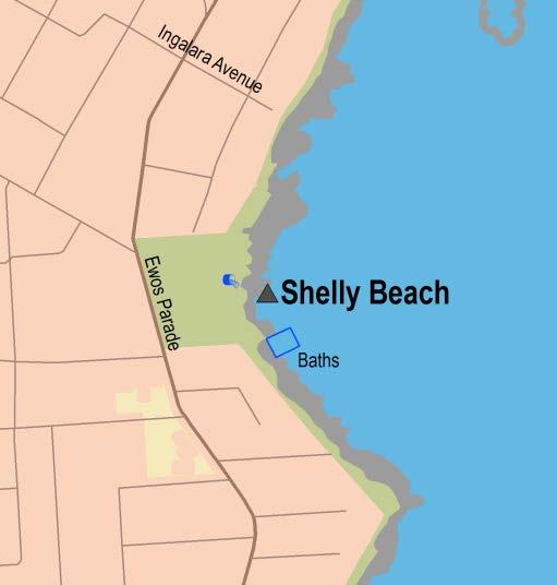Sydney Region Southern Sydney (Sutherland and Southern Harbours) Shelly Beach Beach Suitability Grade: VG.