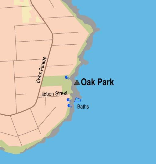 Sydney Region Southern Sydney (Sutherland and Southern Harbours) Oak Park Beach Suitability Grade: VG.