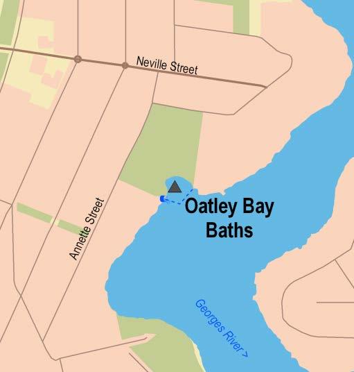 Sydney Region Southern Sydney (Sutherland and Southern Harbours) Oatley Bay Baths Beach Suitability Grade: G.