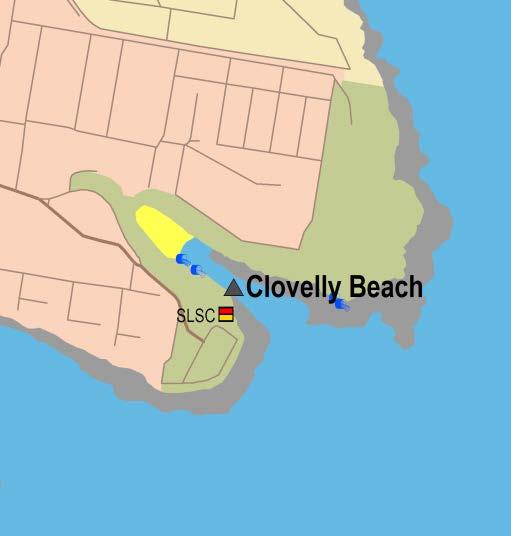 Sydney Region Central Sydney (Bondi to Little Bay and Sydney Harbour) Clovelly Beach Beach Suitability Grade: VG.