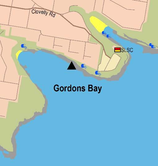 Sydney Region Central Sydney (Bondi to Little Bay and Sydney Harbour) Gordons Bay Beach Suitability Grade: G.
