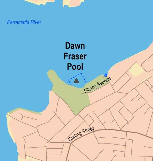 Sydney Region Central Sydney (Bondi to Little Bay and Sydney Harbour) Dawn Fraser Pool Beach Suitability Grade: G.