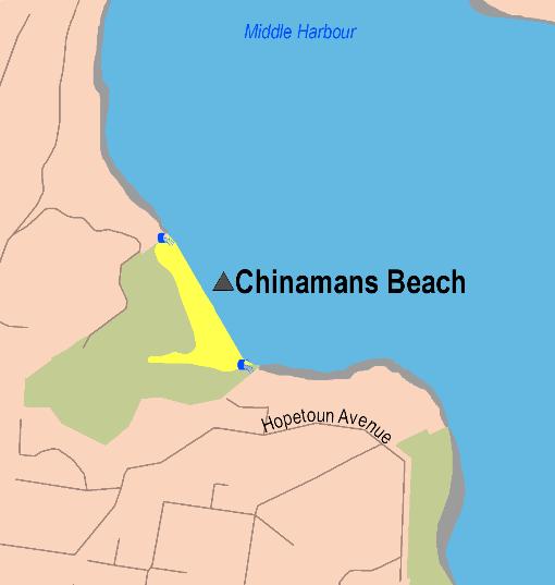 Sydney Region Central Sydney (Bondi to Little Bay and Sydney Harbour) Chinamans Beach Beach Suitability Grade: G.