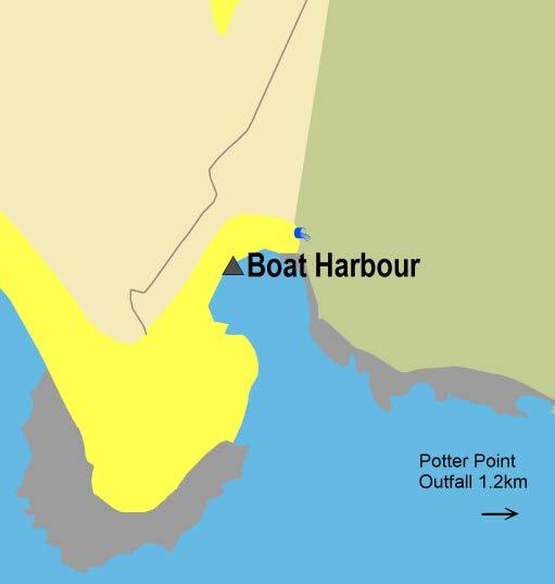Sydney Region Southern Sydney (Sutherland and Southern Harbours) Boat Harbour Beach Suitability Grade: G.