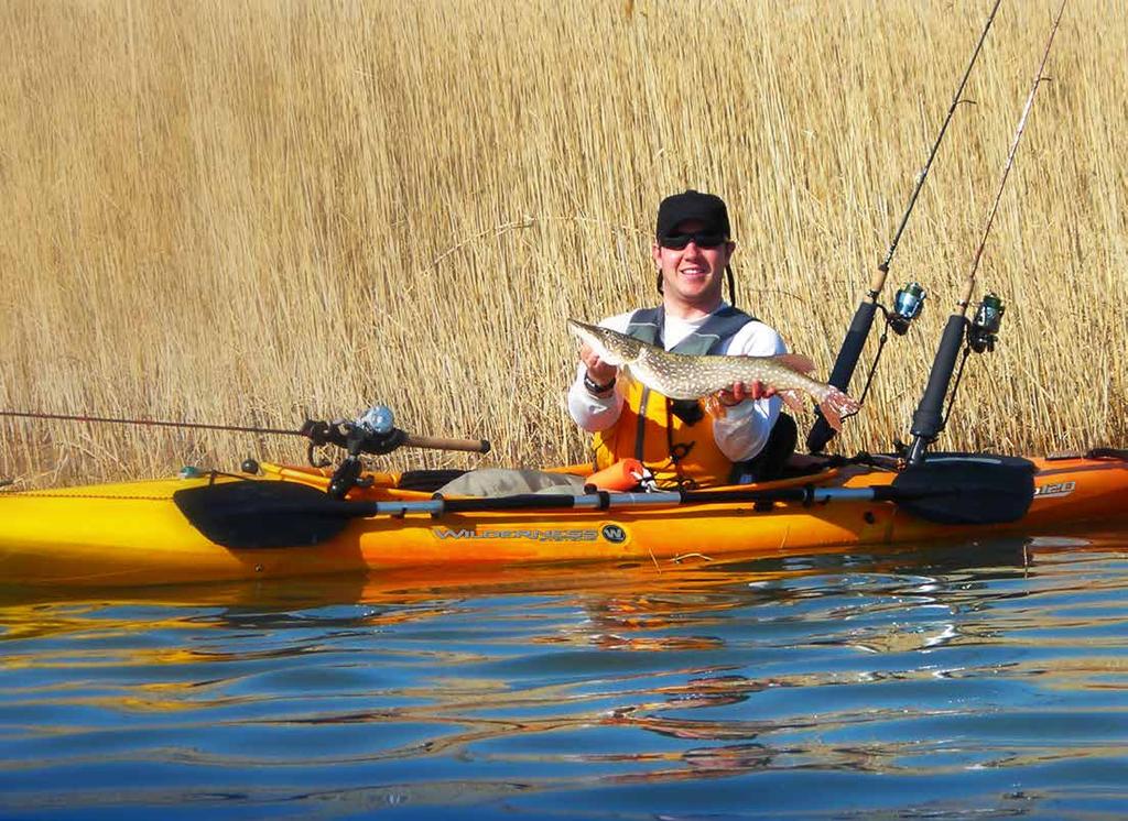 PUNGO ANGLER A kayaking classic, the Pungo Angler is an ideal choice for those who love the benefits of a sit-inside kayak paddling experience with all the storage and rigging options necessary for
