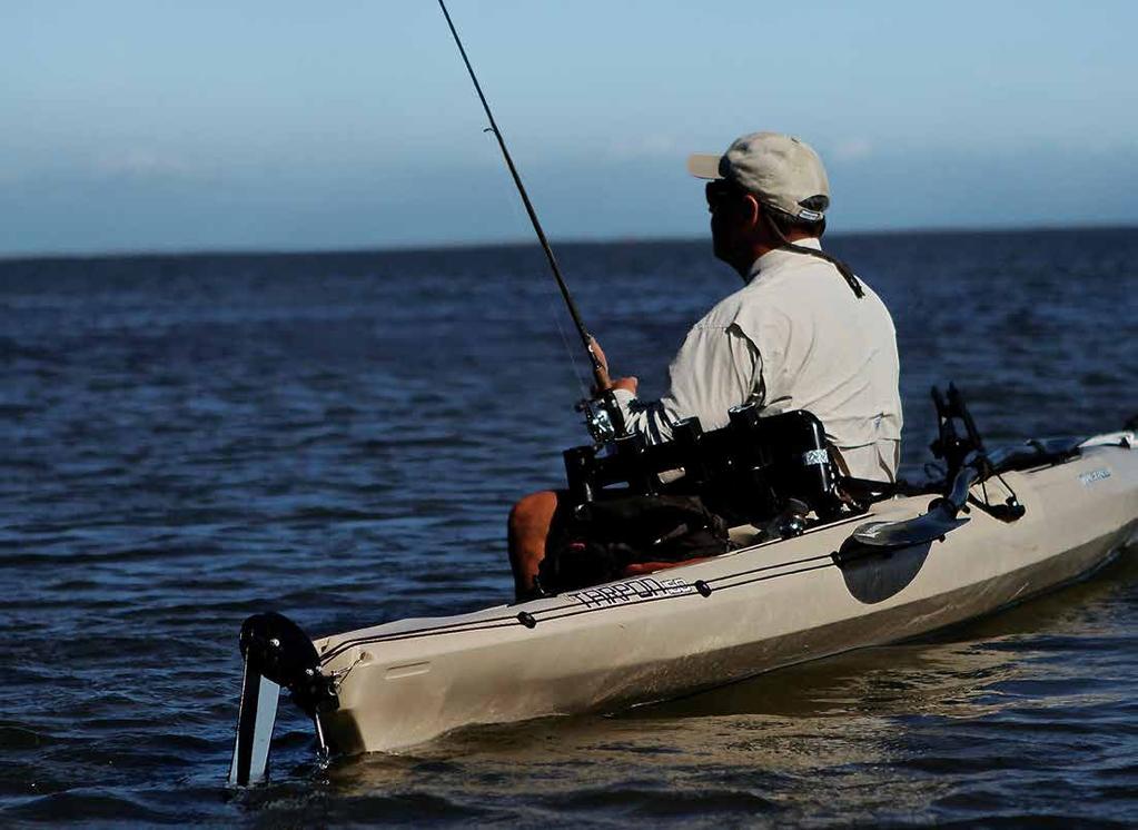 TARPON ANGLER For the angler poised to fish all season in all waters, the Tarpon is the ultimate workhorse.