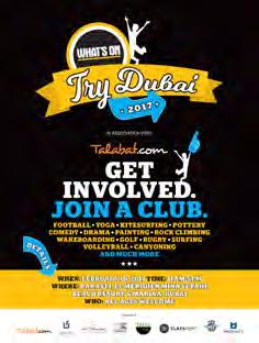 Sponsored by PRE-EVENT MARKETING PRINT AD Full page ads of Try Dubai were featured in the