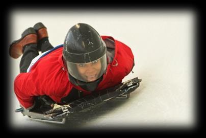 SKELETON and LUGE at the Olympic Sports Complex The Experience, The Slide and The Race Two technically different sports on the very same track but simply put, Skeleton is head first on your stomach,