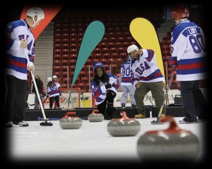 INTERACTIVE ACTIVITIES ICE SPORTS CURLING at the Lake Placid Olympic Center Curling has come a long way from the days of its origin, the 1540 s, in Scotland, with rocks on frozen bogs, streams and