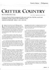 Featured as a Critter Country (EZ Dive Magazine) 2012 Best Dive Destination (US Travel