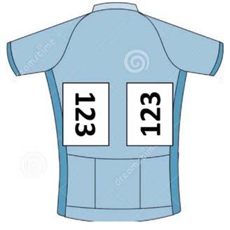 Number Placement FULL GAS CYCLING LTD DO NOT PROVIDE SAFETY PINS Please ensure that you have enough to fix your numbers safely (minimum of 8).