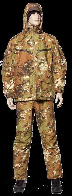 MILITARY AND LAW ENFORCEMENT PRODUCT CATALOGUE Tactical Clothing Performance zone concept rain jacket & pants System for