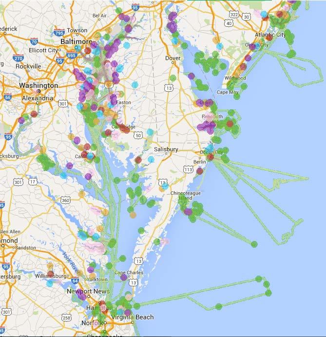 Mid-Atlantic Recreational Boater Survey 6 The sample for this study came from five separate databases.