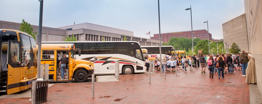 BUS DIRECTIONS FROM THE SOUTH Take I-95 North to Exit 22 for Central Philadelphia/I-676. Follow signs for Philadelphia/ Independence Hall/Callowhill Street. Keep right at the fork in the ramp.