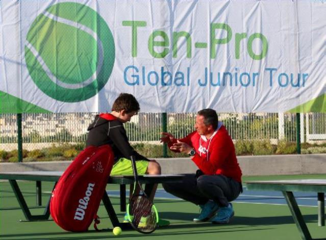 LIFT YOUR GAME TO ANOTHER LEVEL TEN-PRO is the first worlwide series of junior tournaments to announce "On-court coaching" Talking to juniors while playing in real match situations would be a huge