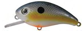 Craw Ghost Minnow Fire Tiger The Baby X Series The Baby X uses the body of the ultra