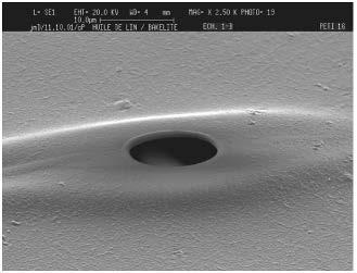 Thickness of the layer: ~ 5 µm