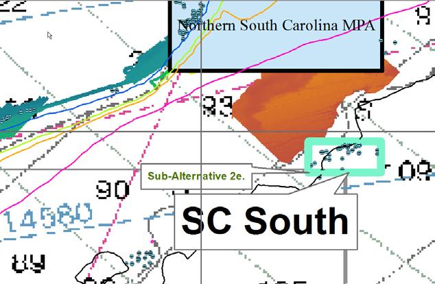 2 square miles) for the area off South Carolina known as Devils Hole. Source: Roger Pugliese, SAFMC Staff. Figure 2c.