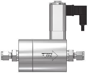 Industrial style For gases: The solenoids of these valves have an IP65 ingress protection