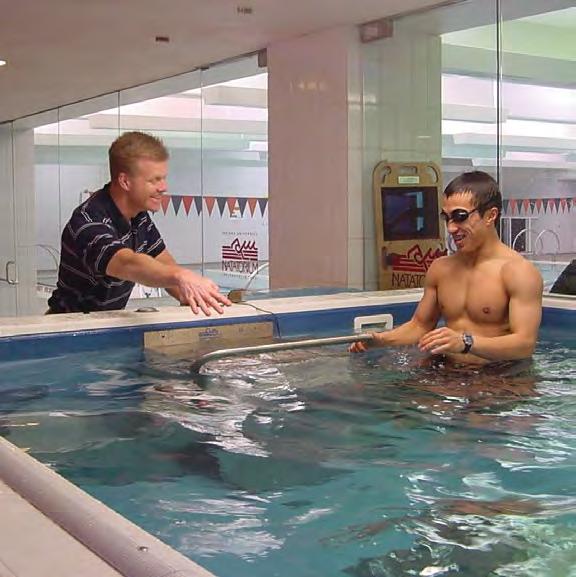 This is the stroke-training pool that s installed on the decks of University of Michigan, USC, Harvard, Auburn, Penn