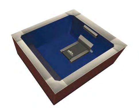 Interior pool surface: 2 colors, 10 patterns available Interior bench seat Interior steps Options: Manual and automatic retractable security covers