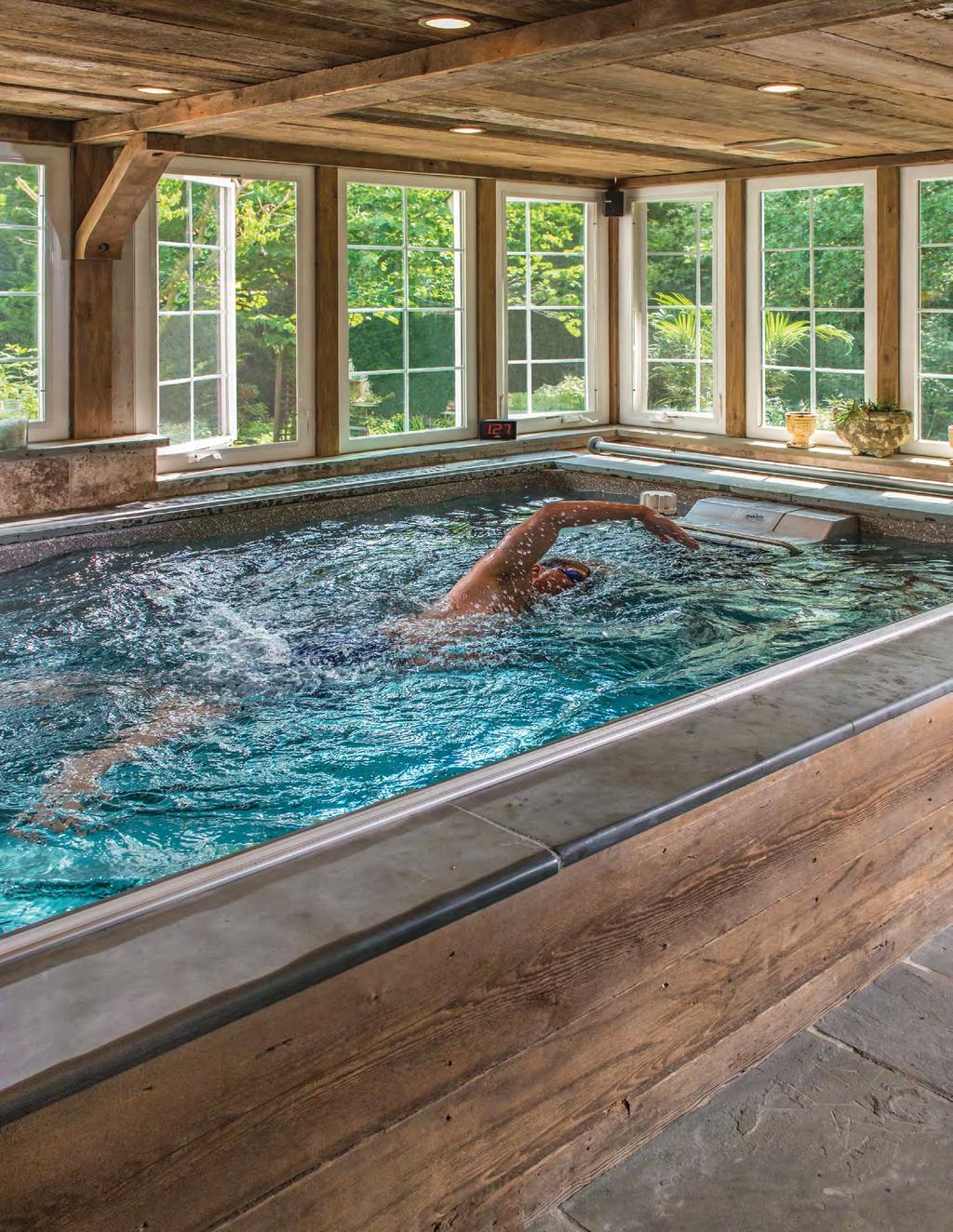When Exercise is a Pleasure, Fitness is Easy The Endless Pool combines the joy of swimming and aquatic activity with at-home convenience, indoors or out.
