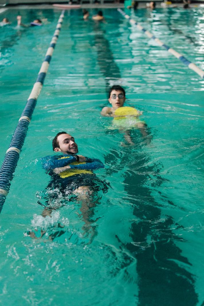 YOUTH & YOUNG ADULT SWIM (ages 13+) YOUTH & YOUNG ADULT SWIM The purpose of the I CAN Swim program is to teach basic swimming and water safety skills to children, youth and young adults with autism